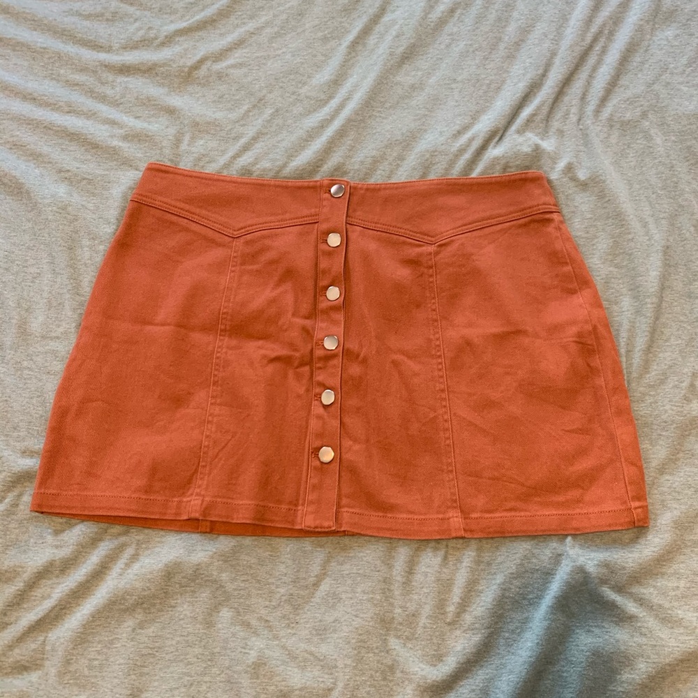 Forever 21 button front skirt